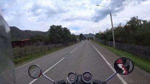 Поездка на мотоцикле на Алтай ч 2
