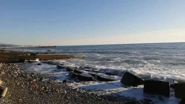 Черное море. #море#Сочи#релакс#релаксация#шумволн#шумморя#волны