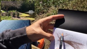 HOW TO DRAW EN PLEIN AIR a LANDSCAPE in SKETCH WALLET SKETCHBOOK for BEGINNERS | Smile Create Repea