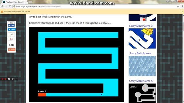 Scary Maze Game (2) смотреть онлайн