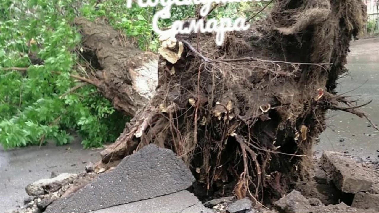 Самара приходит в себя после мощного разгула стихии
