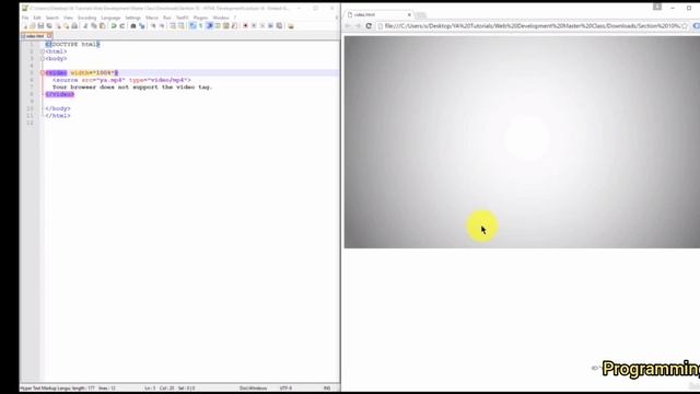 HTML embedding videos | HTML5 video player | insert video using HTML | html for beginners