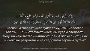 Сура "аль-Бакара" (Корова) | Махмуд Али аль-Банна