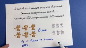 Задача про котов и мышей. Попробуйте не ошибиться при решении!
