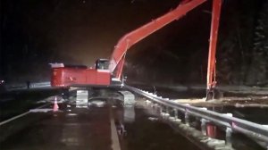 Трассу М-10 Москва - Петербург перекрыли из-за паводка