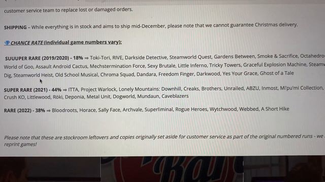 Super Rare Games mystery Box Completely Sold Out less then 30 Minutes! смотреть онлайн