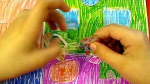 Домик из бумаги для куколки LOL))))))