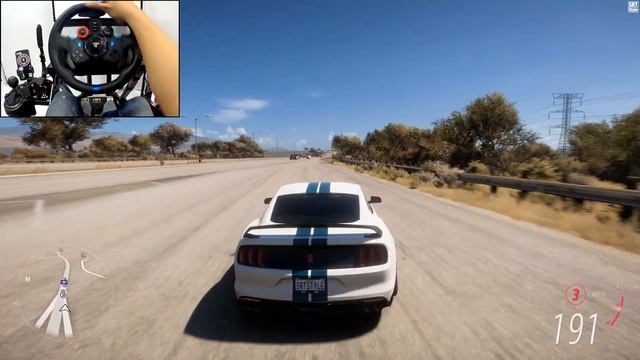 1300HP Ford Mustang Shelby GT350 - Forza Horizon 5 | Logitech g29 gameplay смотреть онлайн