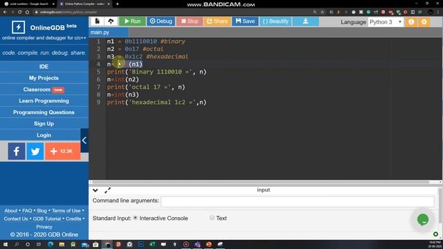 #3 Binary,Octal,Hexadecimals in Python| Core Python Programming course|