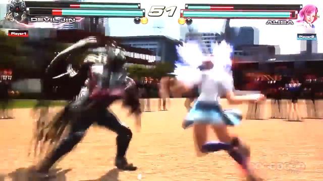 Tekken Hybrid: Alisa Smackdown Gameplay - TGS 2011 (PS3) смотреть онлайн