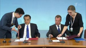 О сотрудничестве России и Китая говорили на встрече глав правительств двух стран