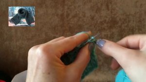 Полосатый шарф английской резинкой для начинающих.