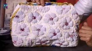 Шьем сумки в технике ткачества и прорезной аппликации на основе разреженной рогожи. Мастер класс