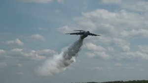 Тренировки по тушению природных пожаров с экипажами ВТА под Тверью