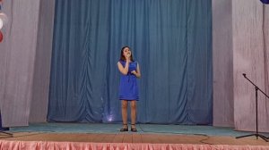 Рыжкова Алёна. Эстрадный вокал. 16 лет. Песня "Россия". Руководитель: Крачев И. С.