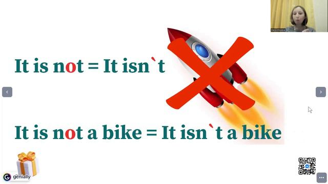Английский язык с Еленой Елисеевой / Short forms to be not