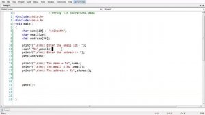 43.STRINGS IN C PART - 3 (STRING INPUT - OUTPUT)