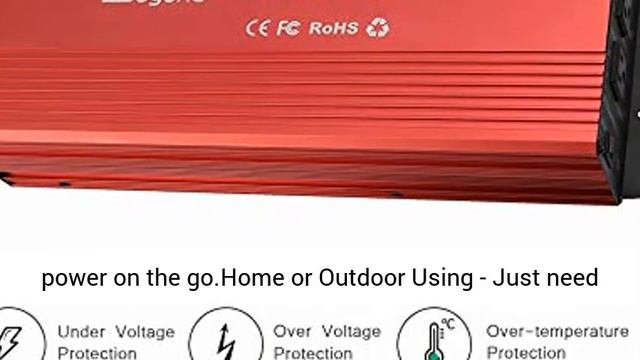 Soyond 3000W Power Inverter Modified Sine Wave Converter For Home Car RV With AC Outlets - Overview