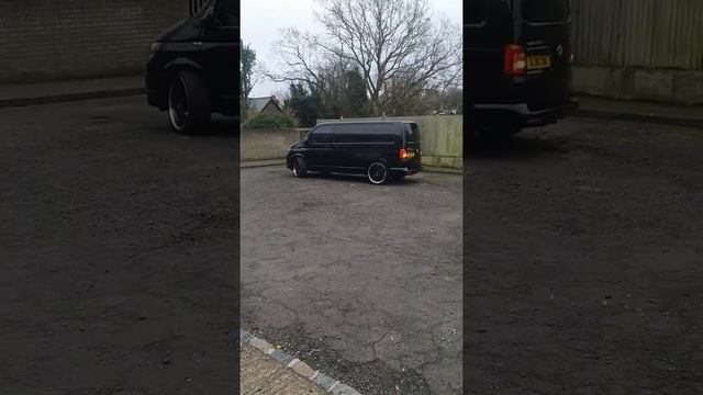 My pimped up vw transporter t6 on 22" alloy wheels