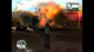 Что будет если ВЗОРВАТЬ машину с БАЛЛАСАМИ в начале игры в GTA SAN ANDREAS? GTA SAN ANDREAS