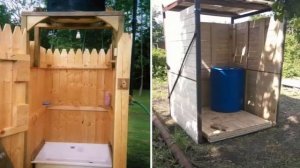 Как построить душ на даче