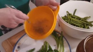 Салат из зеленой спаржевой фасоли! Домашняя еда Кухня Рецепты