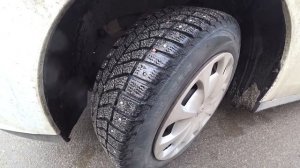 Viatti brino зима шипы - ШОК! Что с ней стало после 20 т.км.Смотри и решай купить или нет!