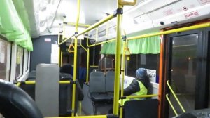 Жуткая метель в Ульяновске : Поездка на троллейбусе Тролза-5275.03 «Оптима»  № 17 по маршруту №14