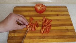 Салат Красная Лагуна//Крабовые палочки и болгарский перец