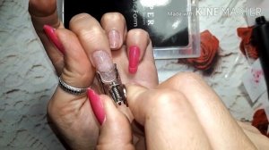 Верхние формы с Алиэкспресс. Наращивание ногтей на себе. Самоучка.