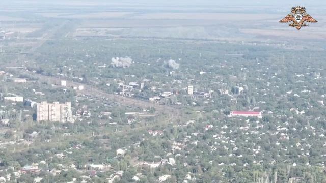 Авиаудары по позициям ВСУ в Авдеевке/Airstrikes at the AFU positions in Avdeevka