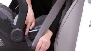 Фиксация автокресла ремнем безопасности UPPAbaby, MESA i-SIZE (0+)