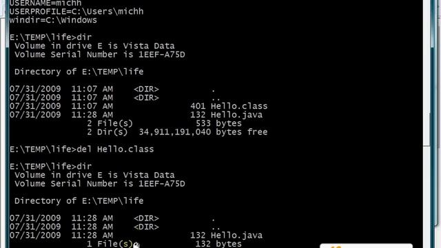 הידור והרצה בשורת הפקודה כאשר ה-class שייך ל-package מסויים смотреть онлайн