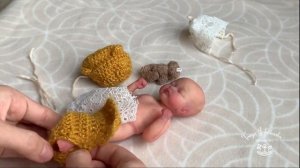 Силиконовая малышка реборн Мия/silicone reborn baby Mia