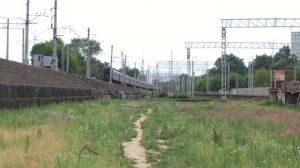 Утренние скорые поезда Ярославского направления МЖД 7 июля 2018