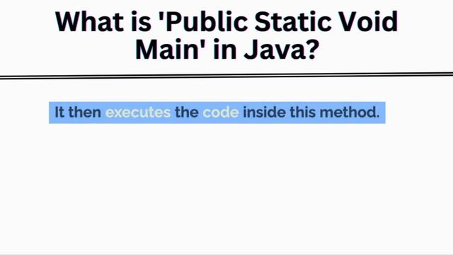 public static void main(String[] args) method in Java : SDET Automation Testing Interview смотреть онлайн