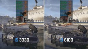 i5 3330 vs i3 6100 - Test in 5 Games