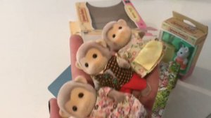 Sylvanian Families Семья Обезьян и маленький мышонок.Наборы сильвании со скидкой