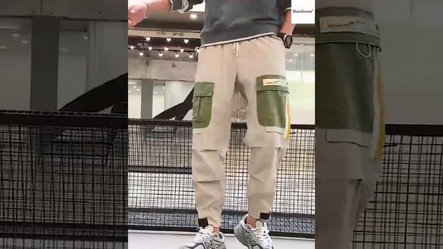 Мужские шаровары с несколькими карманами sfabl, повседневные уличные спортивные штаны в стиле хип смотреть онлайн