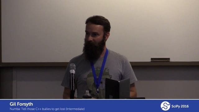 Numba: Tell those C++ bullies to get lost | SciPy 2016 Tutorial | Gil Forsyth & Lorena Barba смотреть онлайн