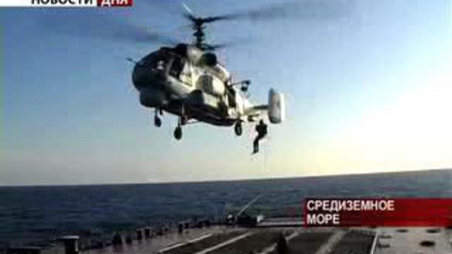 Морской поход Северного флота. "Петр Великий" в роли условно