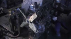 SMD-14N engine first start up after remanufacturing (СМД-14Н первый запуск после капремонта)