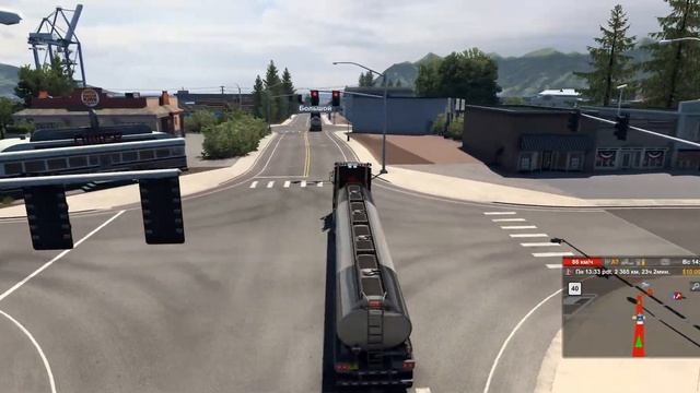 American Truck Simulator - Штат Аляска - Штат Вашингтон. Еду на Renault T из ETS 2 смотреть онлайн