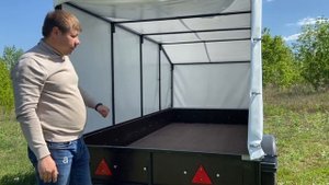 Обзор прицепа «Самарский Барс» длиной 3,5 метра одноосный для легковых автомобилей