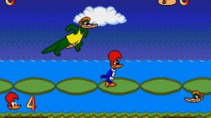 Woody Woodpecker (Genesis) All Bosses (No Damage)