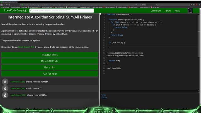 #100DaysOfCode Day 40/100 - JavaScript Algorithms And Data Structures #21