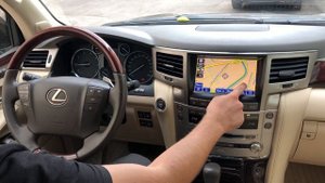 Lexus LX570 2008-2015 -  Youtube на штатном мониторе