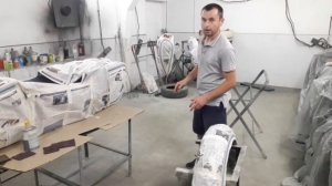 реставрация мотоцикла днепр мт . белые полосы