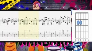 Nanbaka OP1 Rin! Rin! Hi! Hi! Super Ball Fingerstyle Guitar Tabs