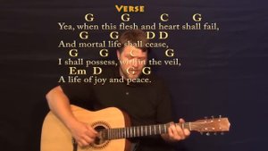 Amazing Grace (Hymn) Fingerstyle Guitar Cover Lesson with Chords/Lyrics